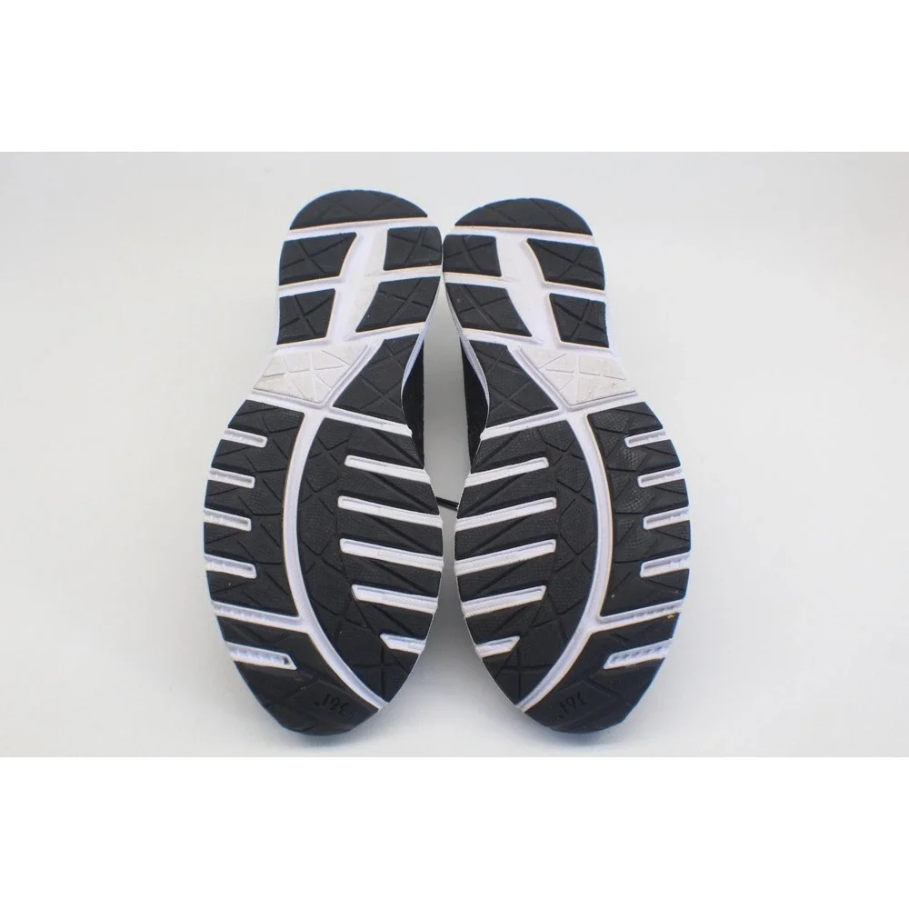 361 Degrees Poison‎ Running Shoes Mens 7.5 US Black White Lightweight Sneakers